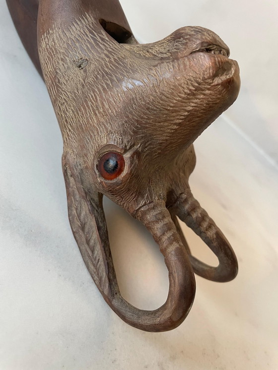 Image 1 of Rare ; Casse-noisette "Forêt-Noire" en bois sculpté