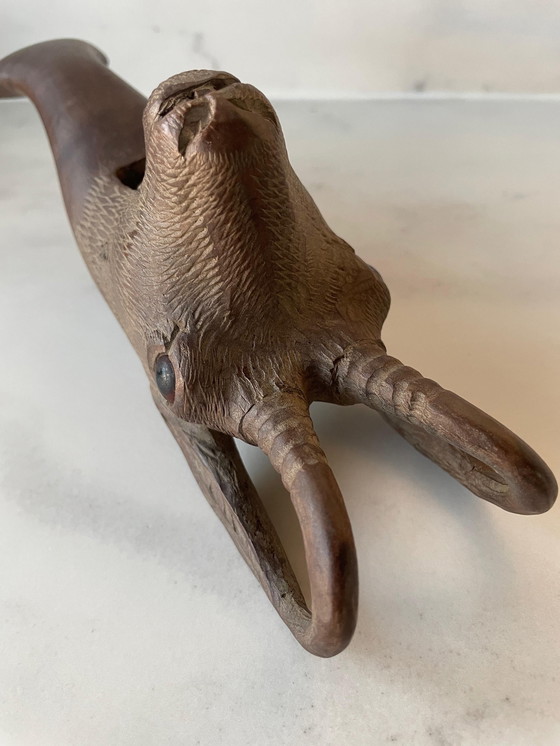 Image 1 of Rare ; Casse-noisette "Forêt-Noire" en bois sculpté