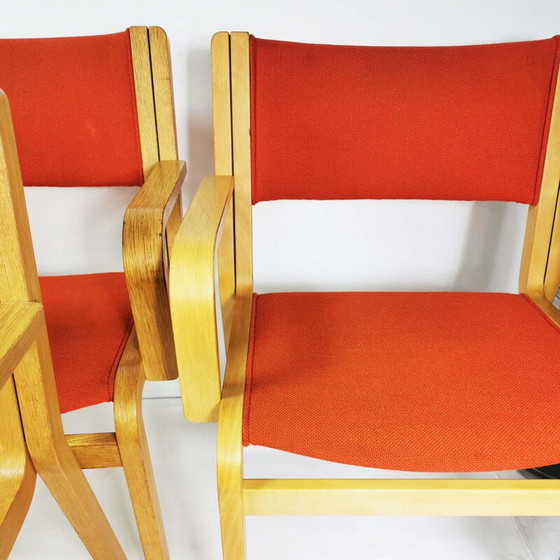 Image 1 of Ensemble de 4 chaises vintage par R. Thygesen & J. Sorensen pour Magnus Olsen, Danemark 1970