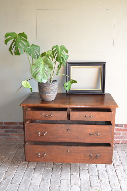 Commode ancienne en chêne, commode, buffet, meuble TV