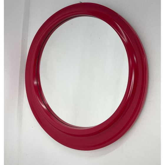 Image 1 of Miroir mural rond italien vintage, 1980