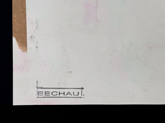 Image 1 of Paysage en aquarelle. - Eugène Eechaut (1928-2019)