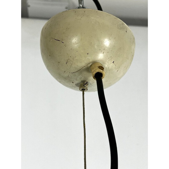 Image 1 of Lampe suspendue en verre Murano pulegoso pour Mazzega, Italie 1970