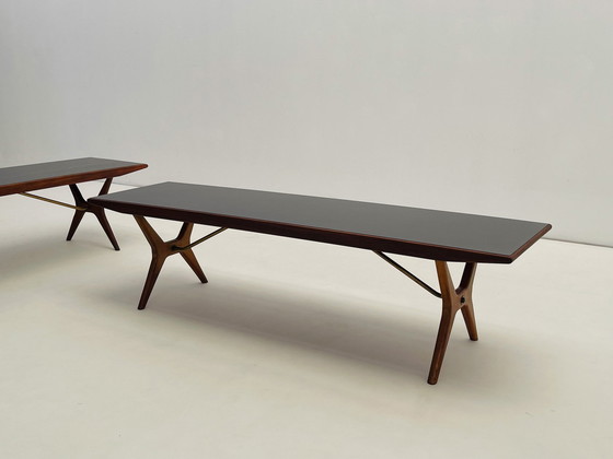 Image 1 of Table basse moderne suédoise en teck de Jo Carlsson, 1960.