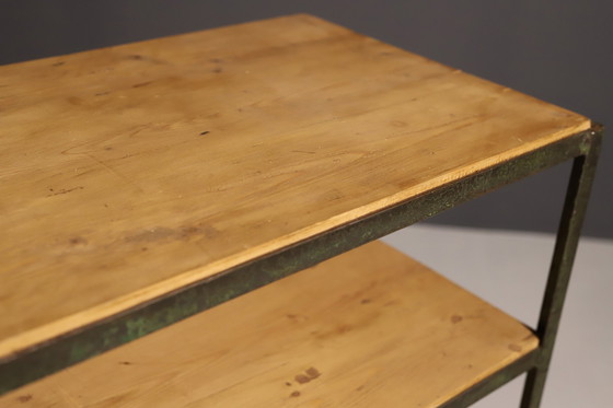 Image 1 of Etagère industrielle vintage sur roues des années 1960, Tchécoslovaquie