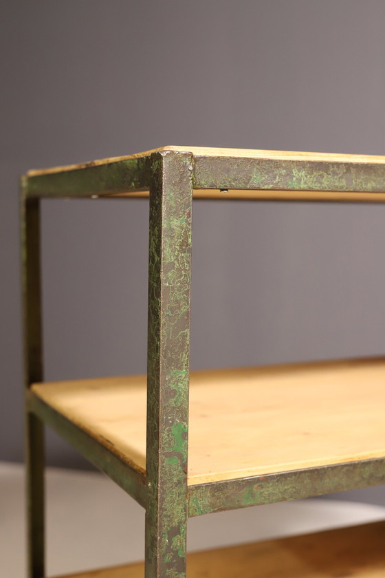 Image 1 of Etagère industrielle vintage sur roues des années 1960, Tchécoslovaquie