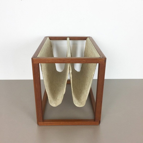 Image 1 of Porte-revues danois vintage en teck - années 1970