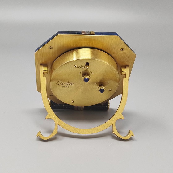 Image 1 of 1980S Gorgeous Cartier Alarm Clock Pendulette. Fabriqué en Suisse