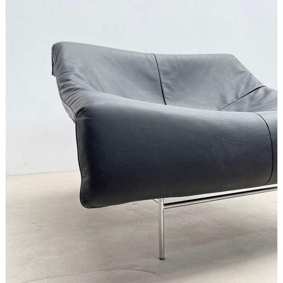 Image 1 of Fauteuil en cuir et métal du Mid Century modèle "Butterfly" par Gerard van den Berg pour Montis, Pays-Bas 1980