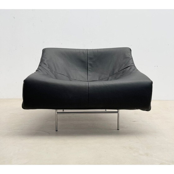Image 1 of Fauteuil en cuir et métal du Mid Century modèle "Butterfly" par Gerard van den Berg pour Montis, Pays-Bas 1980