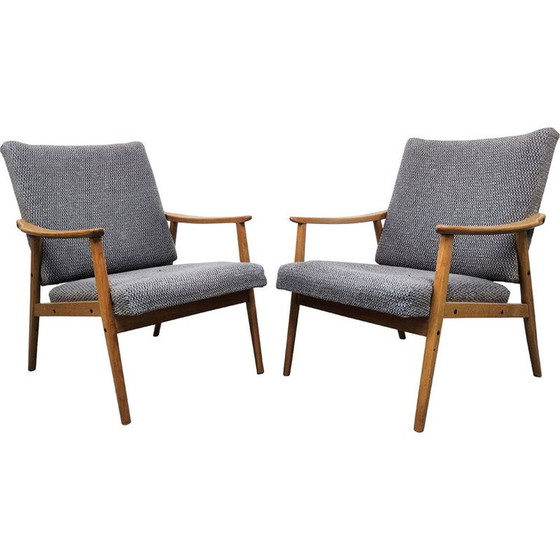 Image 1 of Paire de fauteuils vintage Interier Praha, Tchécoslovaquie 1960