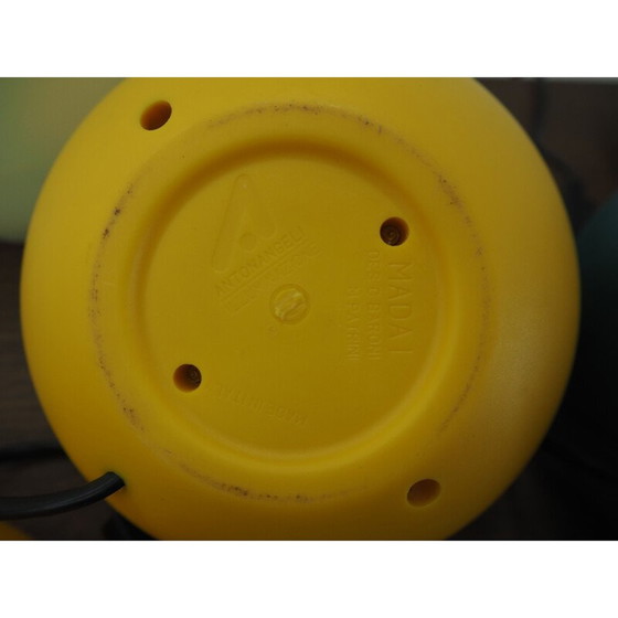 Image 1 of Paire de lampes de table en plastique vintage par O. Baroni et M. Patrini, Italie, années 1970
