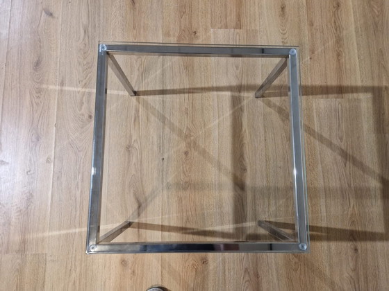 Image 1 of Design Side Table Glass Square