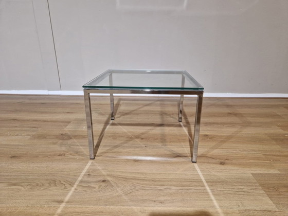 Image 1 of Design Side Table Glass Square