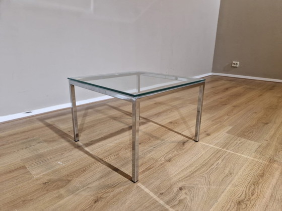 Image 1 of Design Side Table Glass Square