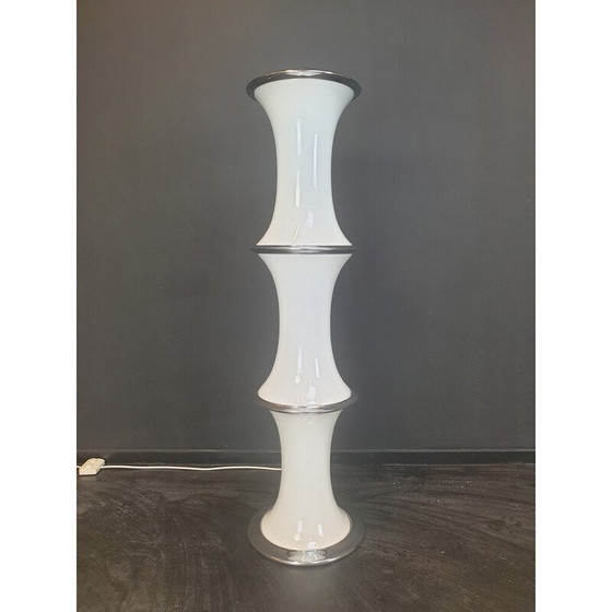 Image 1 of Lampadaire vintage en bambou par Enrico Tronconi pour Vistosi, 1970