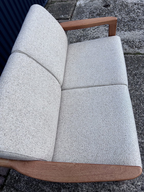 Image 1 of Vintage Sofa Danish Teak Two Seater Silkeborg
