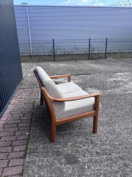 Image 1 of Vintage Sofa Danish Teak Two Seater Silkeborg