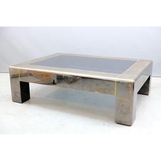 Image 1 of Table basse vintage en laiton par Karl Springer, 1970