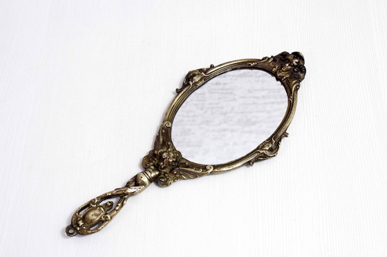 Image 1 of Miroir À Main En Bronze