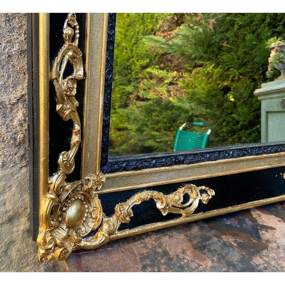 Image 1 of Miroir vintage doré