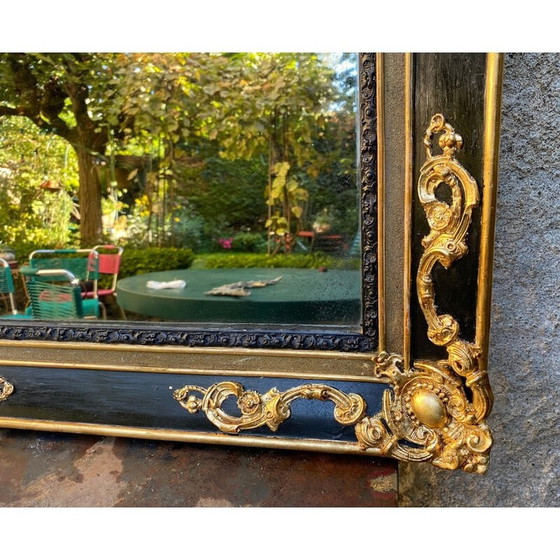 Image 1 of Miroir vintage doré