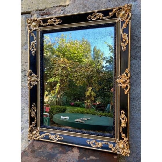 Image 1 of Miroir vintage doré