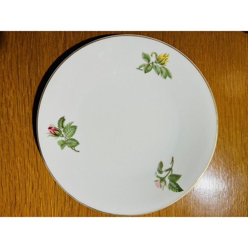 Lot de 10 assiettes vintage de Théodore Haviland pour La Porcelaine de Paris, France 1960