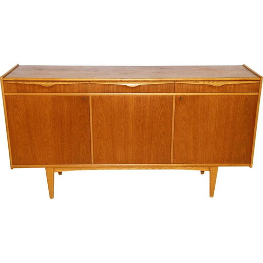 Buffet scandinave en bois, Suède 1960