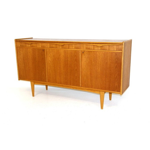 Buffet scandinave en bois, Suède 1960