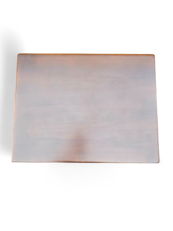 Image 1 of Table De Chevet Vintage En Bois Foncé