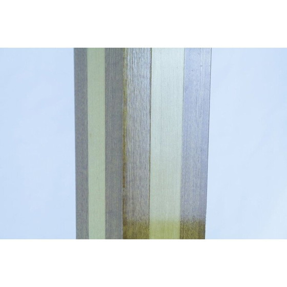 Image 1 of Bougeoir vintage en bois avec intarsia