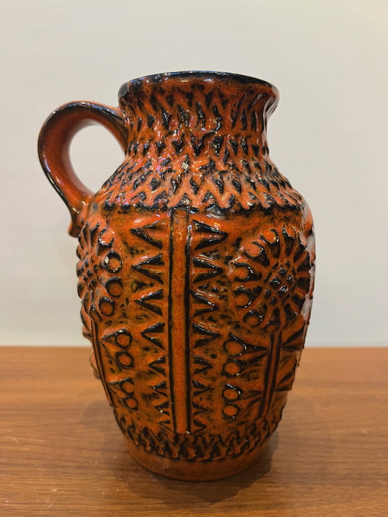 Image 1 of Vase Bodo Mans For Bay Keramik, modèle 258-20, Allemagne, années 1970