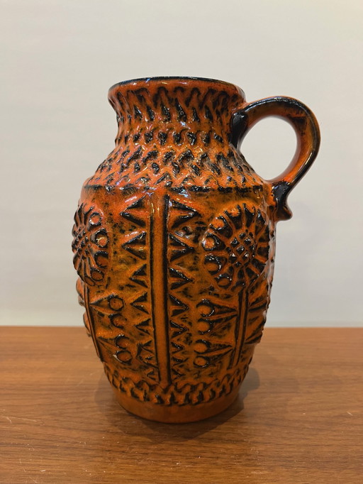 Vase Bodo Mans For Bay Keramik, modèle 258-20, Allemagne, années 1970