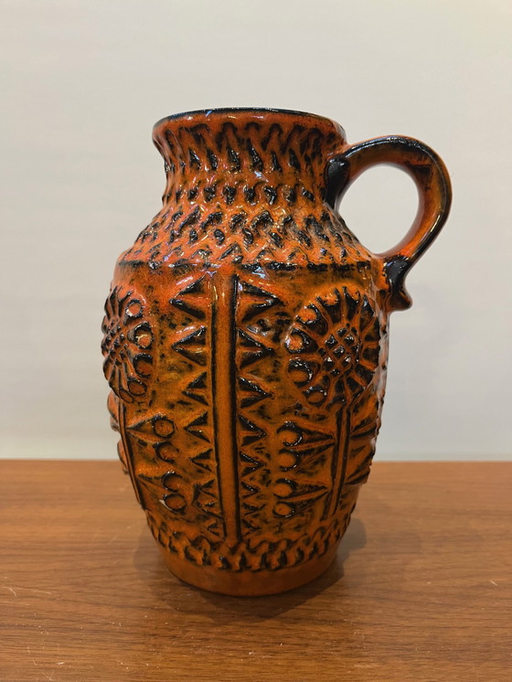 Image 1 of Vase Bodo Mans For Bay Keramik, modèle 258-20, Allemagne, années 1970