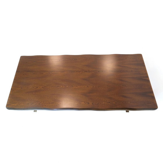 Image 1 of Grande table de salle à manger vintage en orme massif