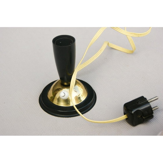 Image 1 of Lampe de chevet vintage en bakélite et laiton, Allemagne, 1950