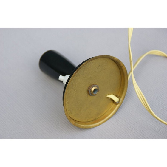 Image 1 of Lampe de chevet vintage en bakélite et laiton, Allemagne, 1950