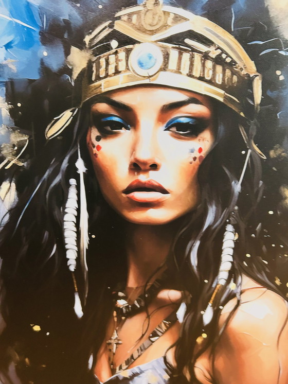 Image 1 of Giclée Chroma - Sioux d'or