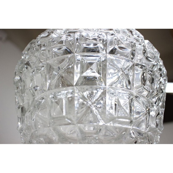 Image 1 of Suspension en verre vintage par Kamenický Šenov, Tchèque 1960