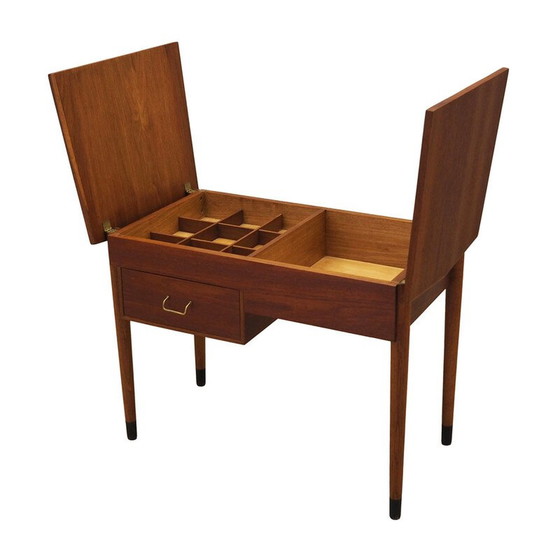 Image 1 of Table de couture en teck, design danois, années 1960, production : Danemark