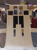 2x chaise tubulaire Pierre Paulin pour Henry Massonnet