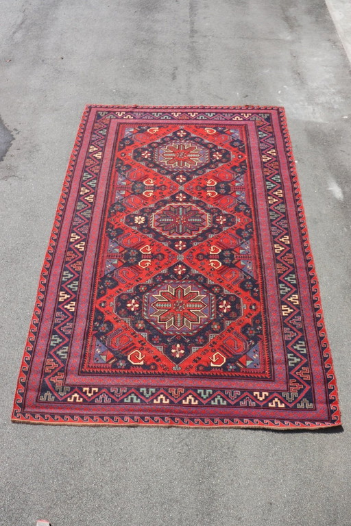 Grand tapis Shiraz du Moyen-Orient, Cm 338 X Cm 220