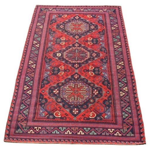 Grand tapis Shiraz du Moyen-Orient, Cm 338 X Cm 220