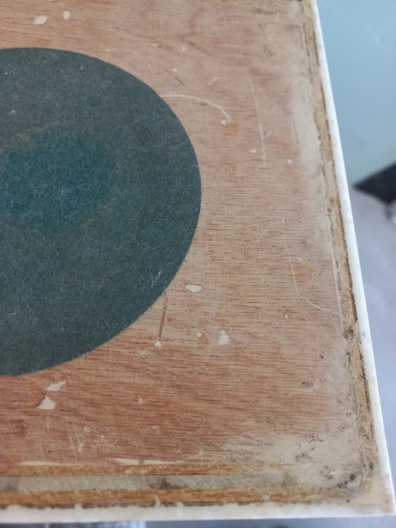 Image 1 of Lampe italienne en marqueterie de marbre, style 70s Deco/Romeo Rega