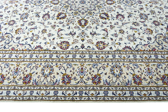 Image 1 of Tapis d'Orient liège Keshan noué à la main - 350 X 249 cm