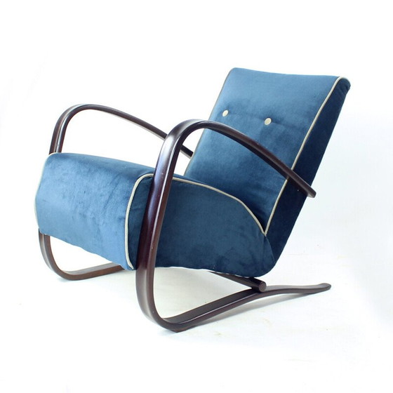 Image 1 of Fauteuil vintage modèle H- 269 en bois et tissu par Jindřich Halabala pour Up Závody, Tchécoslovaquie 1920