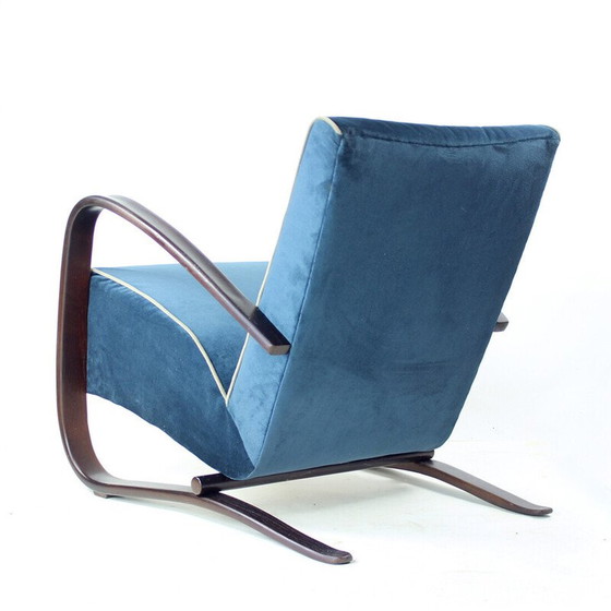 Image 1 of Fauteuil vintage modèle H- 269 en bois et tissu par Jindřich Halabala pour Up Závody, Tchécoslovaquie 1920