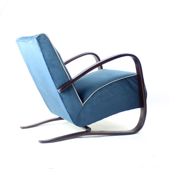 Image 1 of Fauteuil vintage modèle H- 269 en bois et tissu par Jindřich Halabala pour Up Závody, Tchécoslovaquie 1920