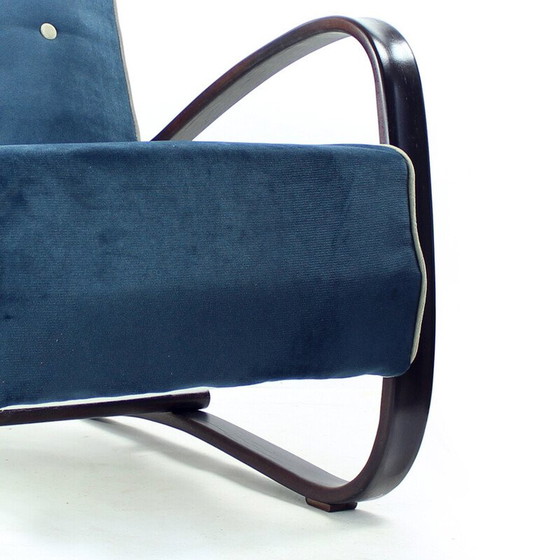 Image 1 of Fauteuil vintage modèle H- 269 en bois et tissu par Jindřich Halabala pour Up Závody, Tchécoslovaquie 1920